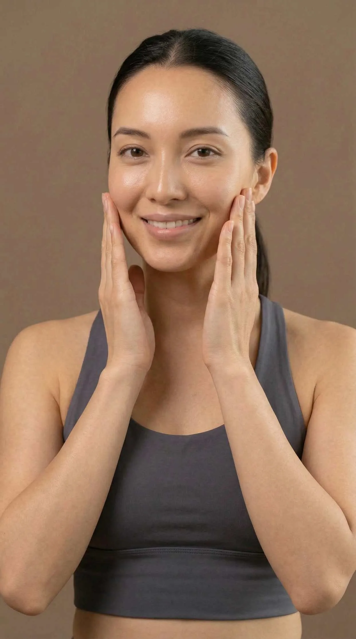 Morning glow face yoga course cover from the Gluvy app